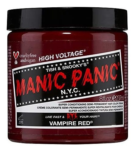 Manic Panic Vampire Red Hair Dye Classic 8oz