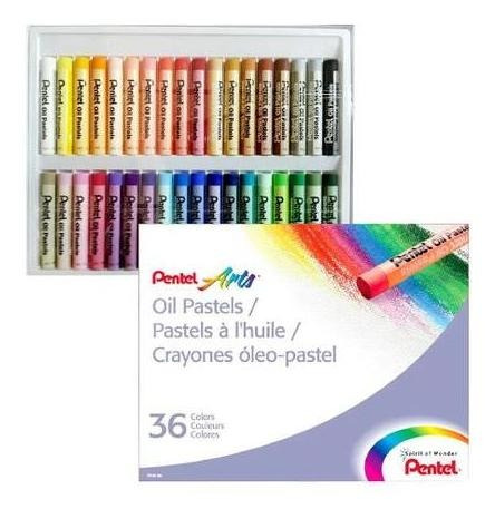 Giz Pastel Oleoso Pentel - 36 Cores