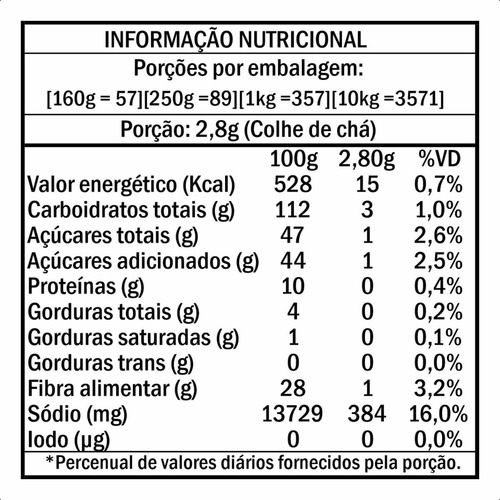 Tempero Limão Com Ervas Finas 10kg Saca Granel Atacado
