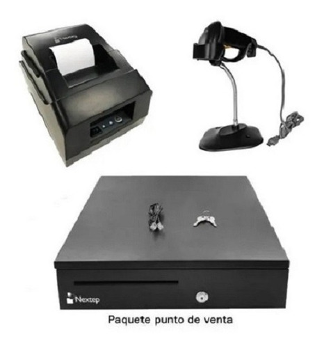 Kit Punto Venta Nextep: Lector Usb, Cajon, Impresora