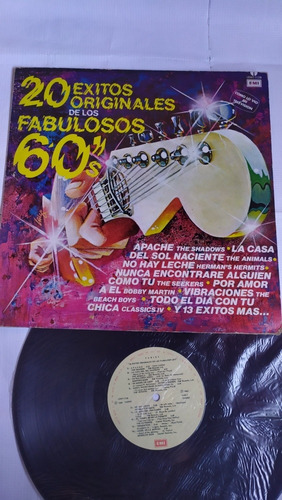 20 Éxitos Originales De Los Fabulosos 60s Disco De Vinil 