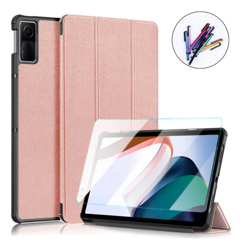 Kit Capa Magnética + Caneta Xiaomi Redmi Pad - Rose Gold