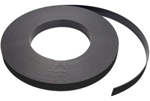 Zgn03040bl Wks50 Flexible Magnet Strip With Black Vinyl...