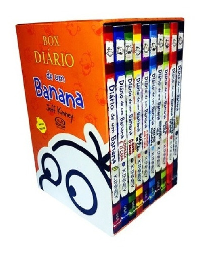 Box Diário De Um Banana - 10 Volumes - Lacrado E Poster