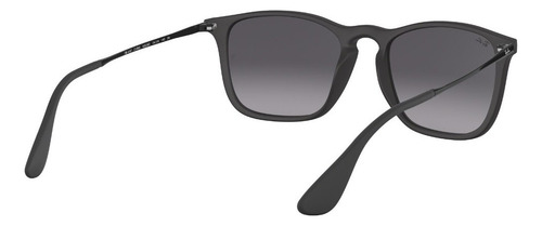 Lentes De Sol Ray-ban Chris Rb4187 Cuadrados Gris Matte Liso Grey Matte Black Matte Black