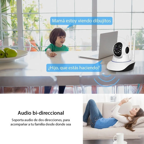 Cámara Seguridad Domo Ip Wifi 1080p Con Movimiento 360 1080p