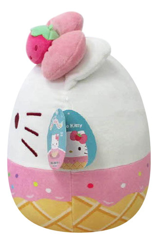 Pelúcia Hello Kitty De 30cm Temática Sorvete - Squishmallows