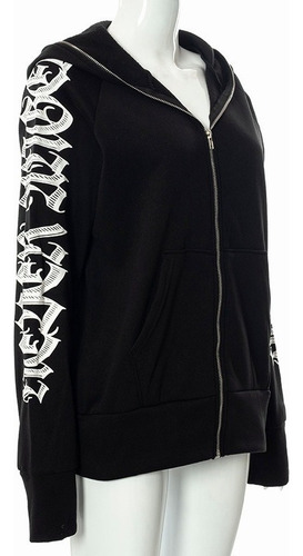 Sudaderas Dama Con Cierre Y Capucha Hoodie Mujer Básico Moda