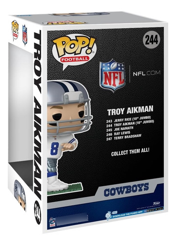 Funko Pop! Nfl Legends Cowboys Troy Aikman #244