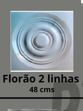 Forma Florão Em Abs 1mm 3d Gesso E Cimento