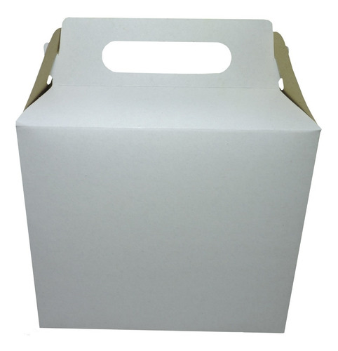 Cajita Feliz Cfz3 X 50u Packaging Blanco Madera
