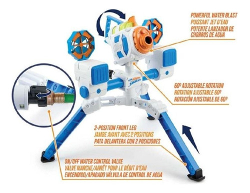 Lanzador De Agua Roboblaster Nerf Super Soaker Original Azul