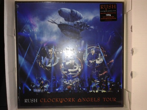 Lp Box Rush Clockwork Angels Tour Pronta En