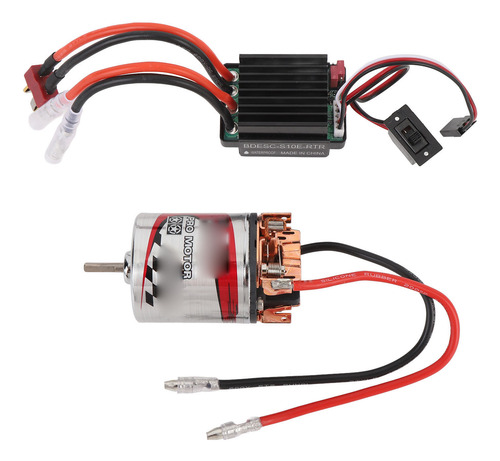 Motor Rc Crawler Esc 540 De Acero Inoxidable Pulido A Prueba