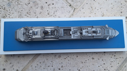 Crucero Costa Favolosa A Escala Hierro Azul Acero