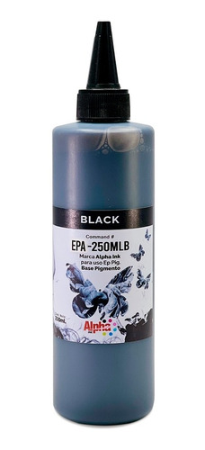 Tinta Alpha 250ml Para T504 L4150 L4160 L6171 Pigmentada Bk