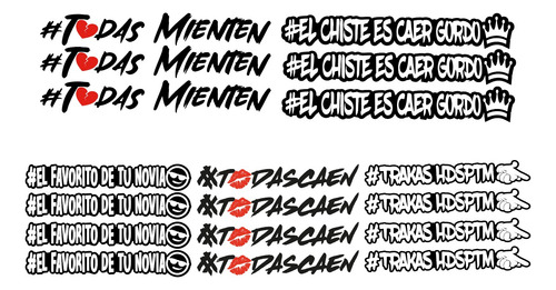 X20 Calcomania Sticker Auto Moto Mayoreo Exibidor