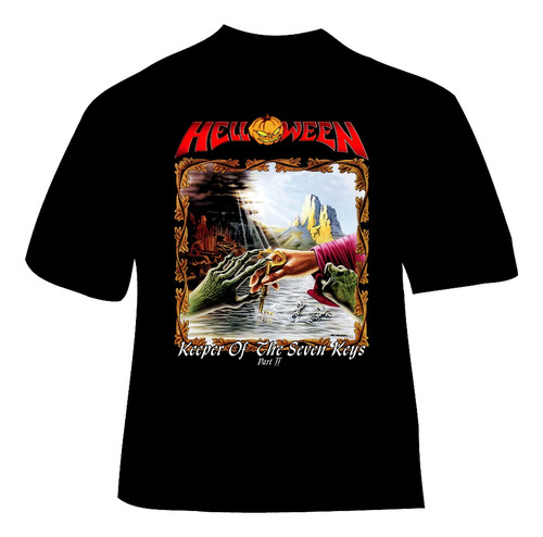 Polera Helloween - Ver 10 - Keeper Of The Seven Keys 2