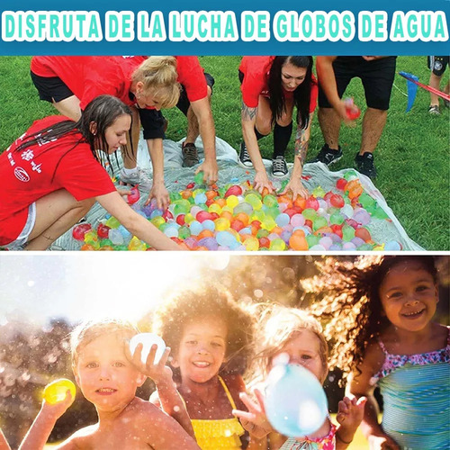 . Fiesta En La Piscina Con Globos De Agua De 777 Colores