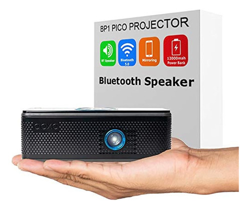 Aaxa Bp1 Altavoz Proyectorr Bluetooth 5.0, Banco De Energia Color Gray