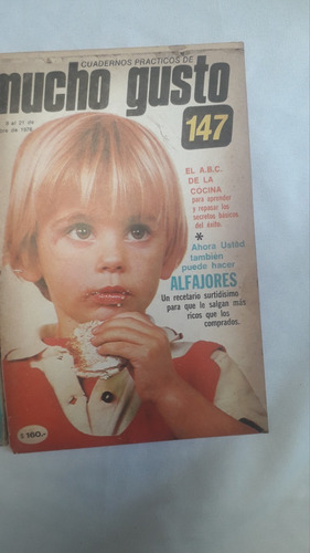 Lote Por Tres Revistas Antiguas ** Mucho Gusto ** Año 1976 (Usado)