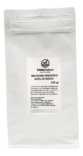 Quelato De Hierro Con Micronutrientes 250 Grs