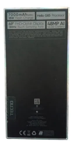 Tecno Pova 2 Dual Sim 128 Gb Polar Silver 6 Gb Ram (Usado)