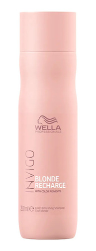 Shampoo Invigo Blond Recharge Wella 250 Ml Especial Rubio