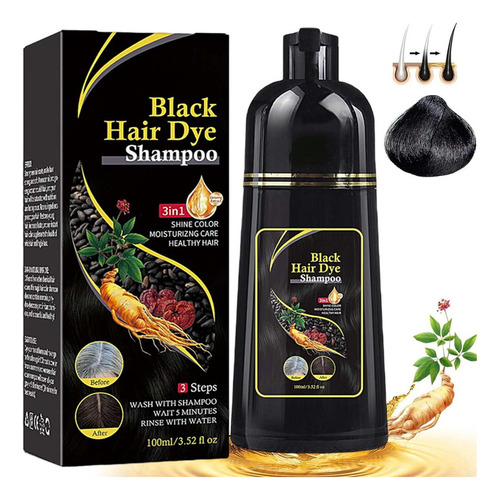 Shampoos Instantâneos Para Tingir Cabelos Pretos