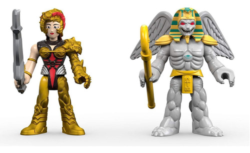 Figuras Imaginext King Sphinx Y Scorpina Mighty Morphin