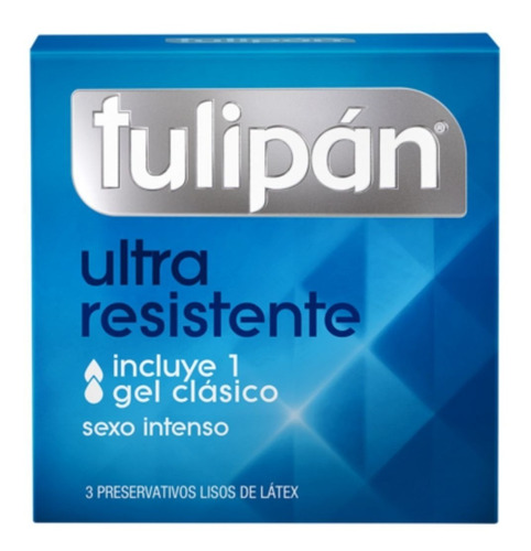 Preservativo Tulipán De Látex Ultra Resistente X 3 U