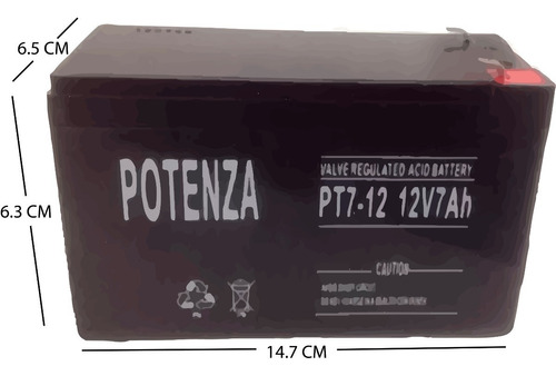 Bateria 12v 7amp