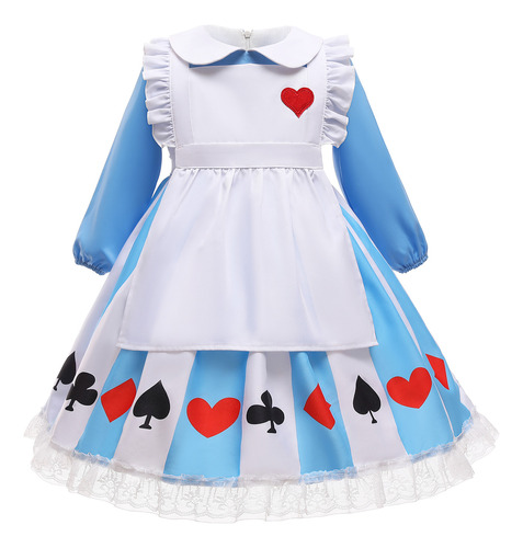 Disfraz  Para Niños Alice De Princesa Vestido