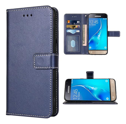 Compatible Con Galaxy J1 2016 Funda Tipo Cartera Con Correa