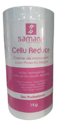 Creme De Massagem De Pimenta Negra 1kg