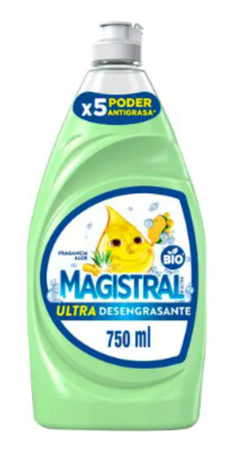 Lavalozas Ultra Desengrasante Aloe 750ml Magistral