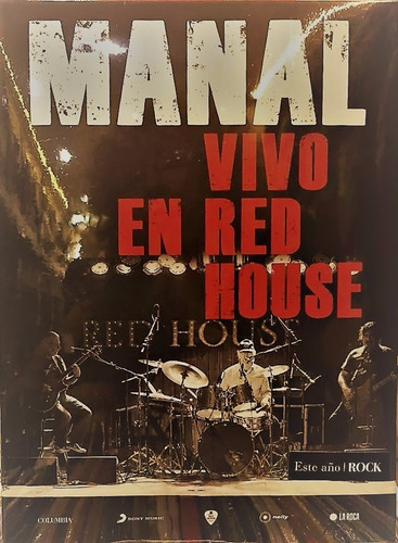 Imagen 1 de 1 de Manal Vivo En Red House Cd + Dvd Nuevo Sellado Claudio Gabis