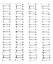 Comprar Cinch Paquete 4 Arillos Plata Engargolar Espirales Encuadern