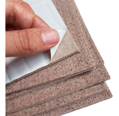 Fieltro Protector Adhesivo X 6 Unidades 300x200mm Max Hogar