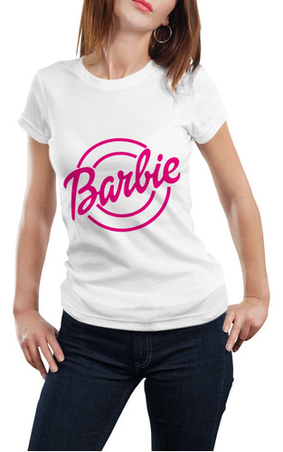 Diseños Remeras Mujer Barbie Sublimación M68