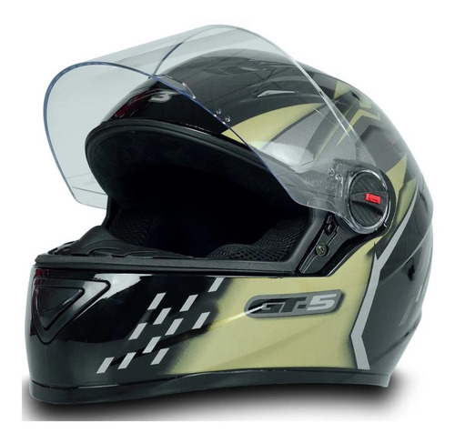 Imagem 2 de 6 de Capacete Fechado Fw3 Gt 5 Gt2 Viseira Cristal Com Narigueira