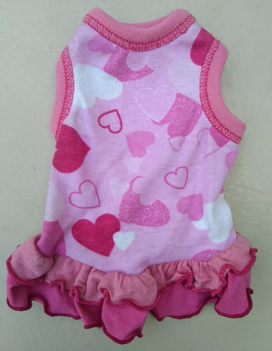 Vestido Talla 1 Perrita Chihuahua Chica Hasta 25cm