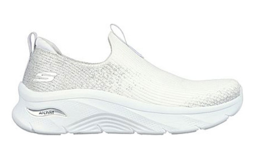 Tenis Mujer Skechers Relaxed Fit - Blanco 