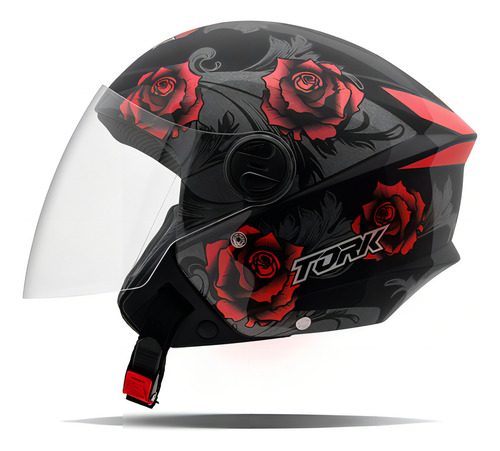 Capacete Moto Pro Tork New Liberty Three Vermelho Tamanho 56