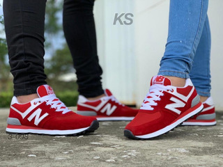 tenis new balance mujer rojos