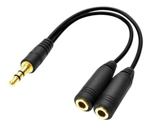 Cable Adaptador Audio Splitter 3.5 Mm 2 Jack A 1pl