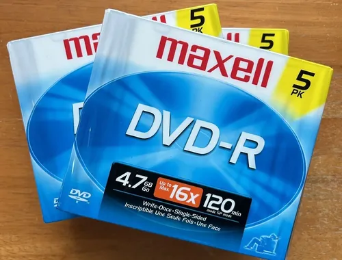 Dvd-r Maxell 16x 5 Unidades No Pack E Com Caixas Acrilicas