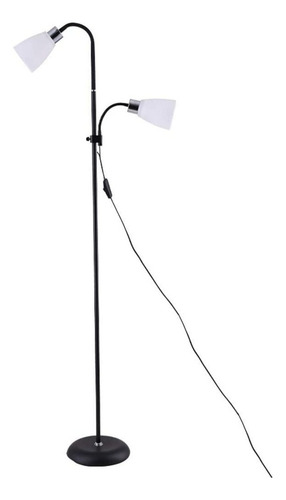 Lámpara Pie Doble Flexible Escritorio Estudio Dibujo 171cm