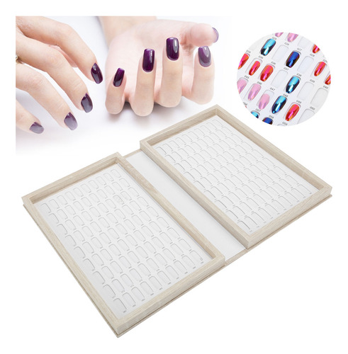 B Libro Expositor De Uñas, 180 Colores, Esmalte De Gel Para