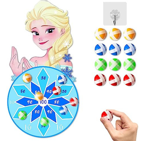 29.5  Large Princess Dart Board For Kids With 12 Sticky...